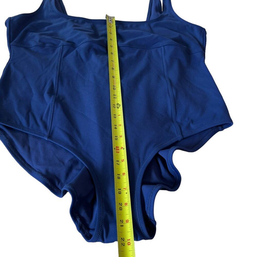 Skims One Piece Bathing Swim Suit Sculpting Women's Size 3X Midnight Blue Beach - Picture 7 of 13